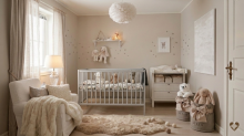 Bocian Baby Cot Magda 120x60 Art.280152 Grey  Laste puidust võrevoodi 120x60 cm