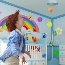 Kidsworld Ball Art.280240 Каучуковoй мячик 1шт (2.5cм)
