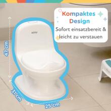 Nuby Dr. Talbot's My Real Potty Art.280244 Muzikinis kamerinis puodas