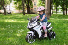 Akumuliatorinis motociklas - 6V - 01300ST - BALTA