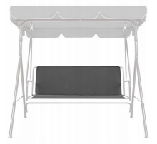 Z-HOME, 110 × 90 cm, Art.23207H, replacement garden swing seat cover, waterproof base material
