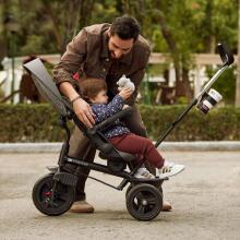 KINDERKRAFT Triratis ASTON 2 PLUS Pilkas