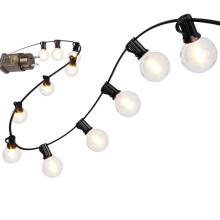 Girlanda lauko šviesos 25x LED 15m 9 režimai sodo lempos 9W