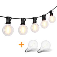 Girlanda lauko šviesos 25x LED 15m 9 režimai sodo lempos 9W