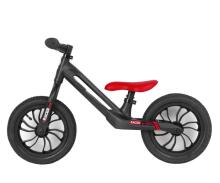 Aga Design Qplay Racer Art.281263 Black  Juodas vaikiškas bėgimo takelis su metaliniu rėmu ir pripučiamais ratais