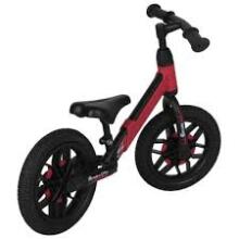 Aga Design Qplay Spark Led Art.28124 Red Juodas vaikiškas bėgimo takelis su metaliniu rėmu ir pripučiamais ratais