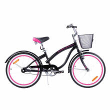 Dviratis - XXIII - TOMABIKE 20" - CRUISER - JUODAS / ROŽINIS