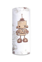 Diaper - 27329 - TETRA PRINT - EGA - ROBOTY  - size 70x80 cm