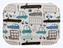 Sauskelnės - 20689- TETRA PRINT - EGA - AUTOMOBILIAI - TURKIS - dydis 70x80 cm