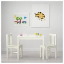 Ražots Zviedrijā LACK Art. 401.538.59 Bērnu galds, baltā krāsā, 59 × 50 cm
