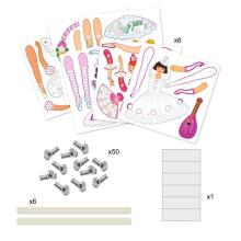 Jumping jacks to colour-in - Tutus