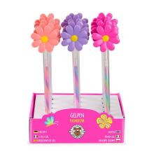 Good Feelings 6 - Flower Gel Pen - Swirly Colours (1 pc., 3 designs)