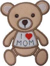 Bathing cover - 217 - TERRY - HAFT -TEDDY BEAR - size 100x100 -  BLUE