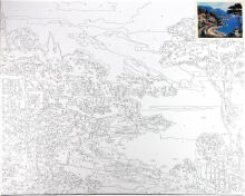 Painting by the numbers - 45933 - LANDSCAPE - size 40x50 cm