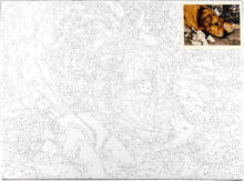 Paveikslas pagal numerius - 50814 - ŠUNIS IR KATINAI - dydis 40x30 cm