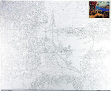 Paveikslas pagal numerius - 45834 - BAY - dydis 40x50 cm