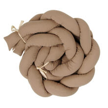 Bumper - BRAID - TB00441 / 17  - MUSLIN - BEIGE- dydis 200 cm