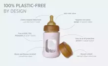 HEVEA 100% natūralaus latekso žindukas – EKO, VEGANIŠKAS, netoksiškas (3–24 mėn., 2 vnt.) | Tinka standartiniams buteliukams (Medela, NUK, Bibs, Canpol) | Minkštas kaip oda