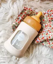 HEVEA 100% natūralaus latekso žindukas – EKO, VEGANIŠKAS, netoksiškas (3–24 mėn., 2 vnt.) | Tinka standartiniams buteliukams (Medela, NUK, Bibs, Canpol) | Minkštas kaip oda