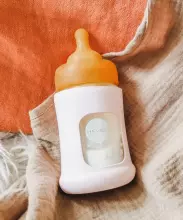 HEVEA 100% natūralaus latekso žindukas – EKO, VEGANIŠKAS, netoksiškas (3–24 mėn., 2 vnt.) | Tinka standartiniams buteliukams (Medela, NUK, Bibs, Canpol) | Minkštas kaip oda