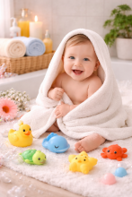 Bebe Basic Cotton Baby Towel  Art.285887 Red Хлопковое полотенце фроте  30x30 см (100% хлопок)