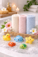 Bebe Basic Cotton Baby Towel  Art.285887 Red Хлопковое полотенце фроте  30x30 см (100% хлопок)