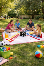 Bebe Basic Riču Raču Art.L241514001 Large classic game Richu-Rachu 2.4 x 2.4 m + bag
