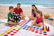 Bebe Basic Riču Raču Art.L241514001 Large classic game Richu-Rachu 2.4 x 2.4 m + bag