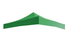 Stogo danga 3x3 m sodo paviljonui 420D, PVC, žalia, MultiGarden