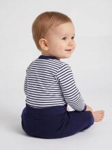 La Bebe™ Long-Sleeved Wrap Shirt for Newborn (1 pc), Art.024678, Size 56, 100% Cotton