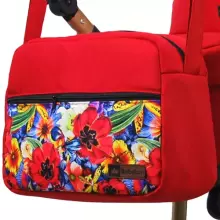 Babylux Aspero Art.286102 Black Coral Universalus 3 viename vežimėlis