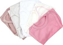 La Bebe™ Long-Sleeved Wrap Shirt for Newborn (1 pc), Art.024634, Size 56, 100% Cotton