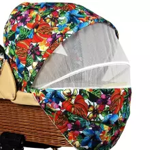 Babylux Classic Art.286132 Jungle Flowers vežimėlis 3 viename