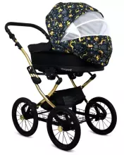 Babylux Margaret Gold Art.286156 Grey Magic  vežimėlis 3 viename