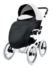 Babylux Margaret White Art.286167 Magic Grey vežimėlis 3 viename