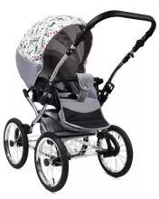 Babylux Margaret Exclusive Art.286175 Black Grey  vežimėlis 3 viename
