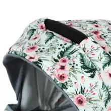 Babylux Margaret Exclusive Art.286176 Bouguests Peony Classic 3-in-1 baby stroller