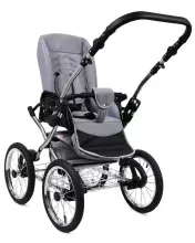 Babylux Margaret Exclusive Art.286179 Grey Flex vežimėlis 3 viename