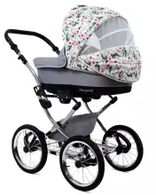 Babylux Margaret Exclusive Art.286179 Grey Flex vežimėlis 3 viename
