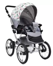 Babylux Margaret Exclusive Art.286180 Magic Grey vežimėlis 3 viename