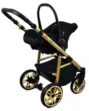 Babylux Color Lux Art.286200 Onyx Universal 3-in-1 stroller