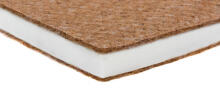 La Bebe™ mattress 140×70 cm Space, coconut fiber + HR foam + wool, 6 cm coconut + 2 cm HR foam
