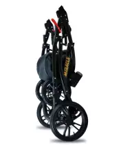 Babylux Miracle Art.286324 Black Deluxe  Universalus 3 viename vežimėlis