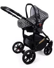 Babylux Miracle Art.286330 Misty Violet  Universal 3-in-1 stroller