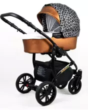 Babylux Miracle Art.286332 Red Deluxe Universal 3-in-1 stroller