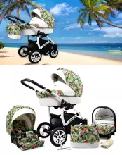 Babylux Tropical Art.286424 Gold and Black Universal 3-in-1 stroller