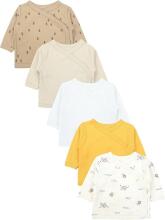 La Bebe™ Long-Sleeved Wrap Shirt for Newborn (1 pc), Art.024646, Size 50, 100% Cotton