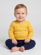 La Bebe™ Long-Sleeved Wrap Shirt for Newborn (1 pc), Art.024648, Size 50, 100% Cotton
