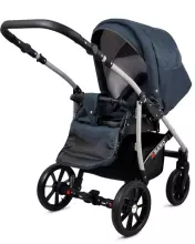 Babylux Qbaro Art.286465 Magenta Universalus 3 viename vežimėlis