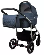 Babylux Qbaro Art.286466 Mint Universalus 3 viename vežimėlis